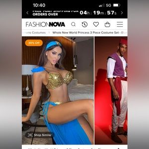 Jasmine Halloween Costume Fashion Nova